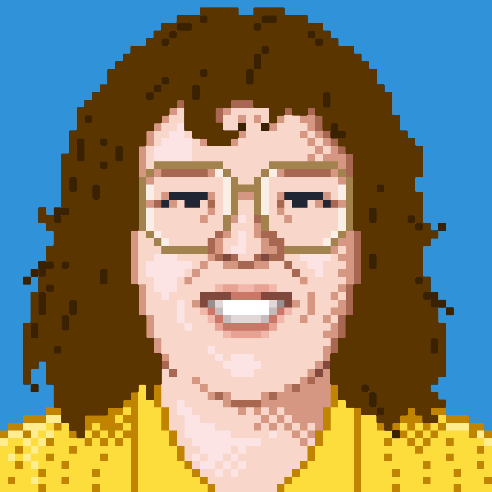 A pixel portrail of the site's author